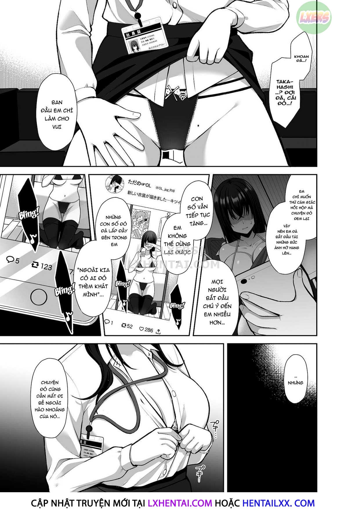 Đọc truyện hentai An Office Lady's Behind The Scenes Masochistic Onahole Training Chap 1