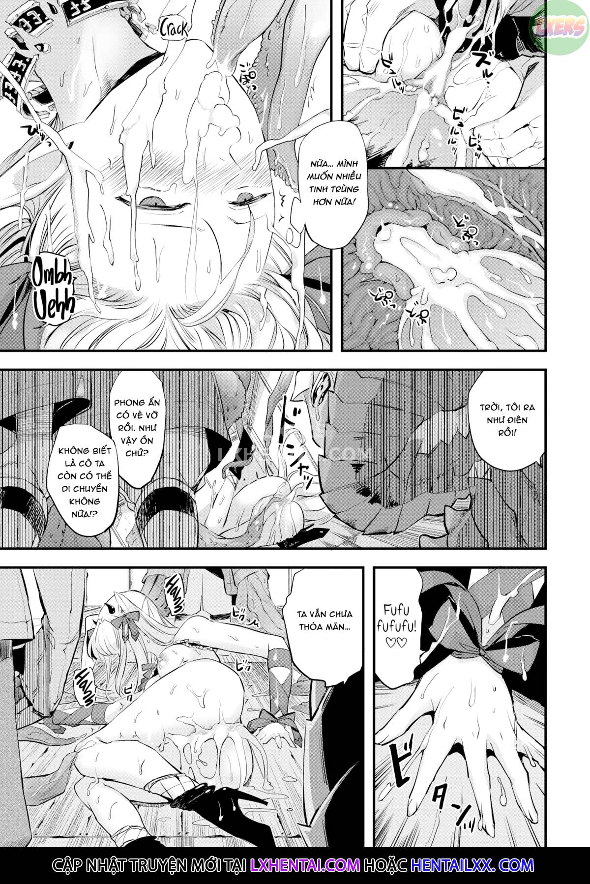 Đọc truyện hentai Con gái của Quỷ vương thật tham lam - Oneshot