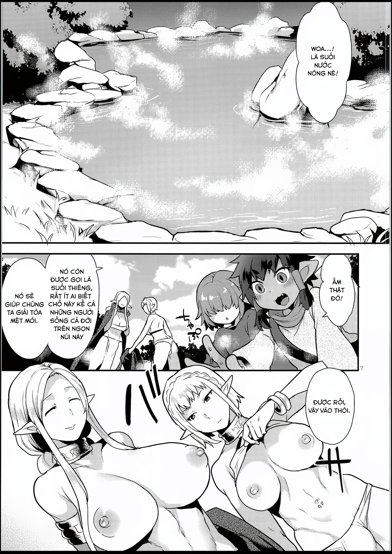 Đọc truyện hentai Elf Onsen - Oneshot