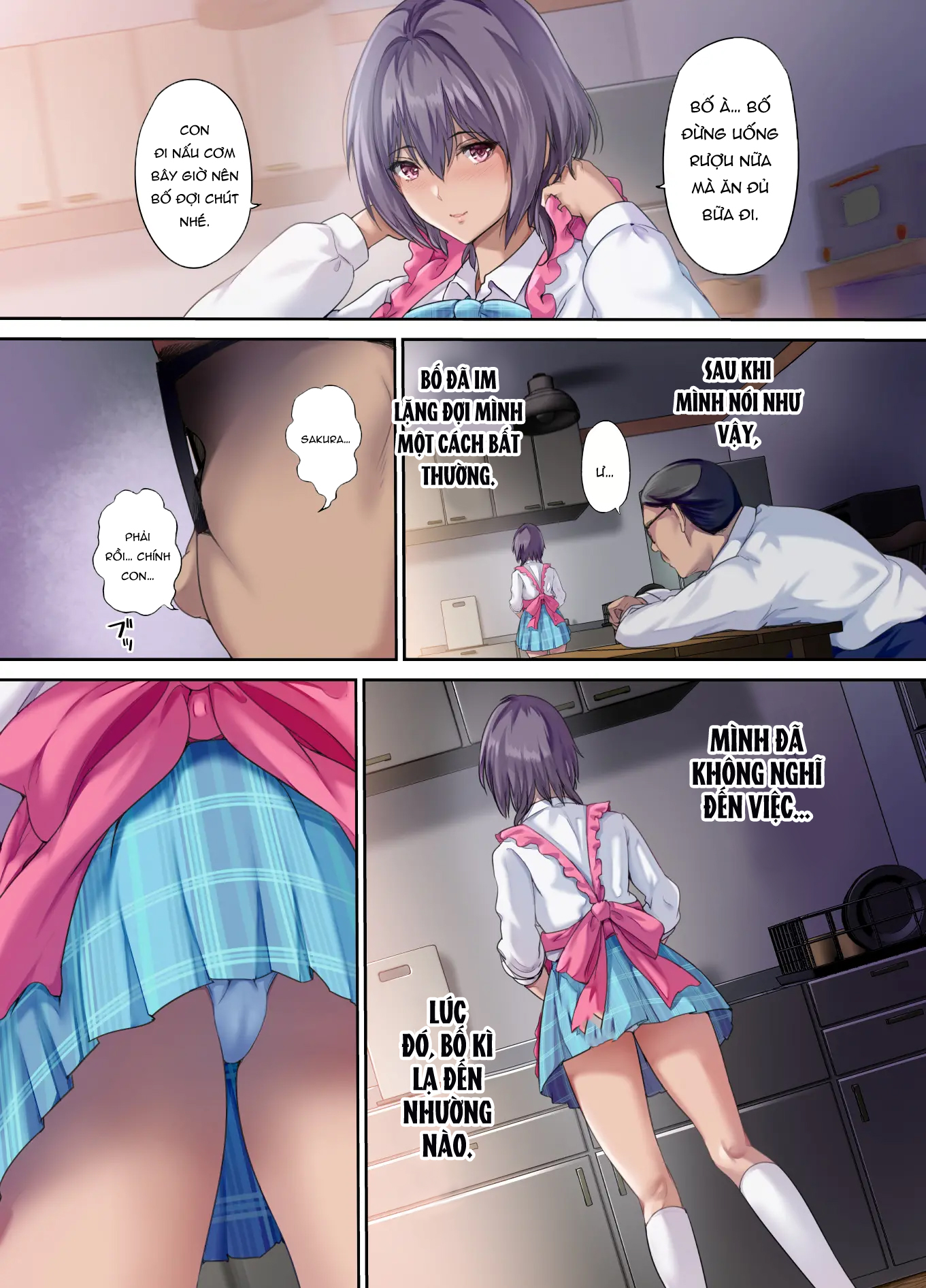 Đọc truyện hentai Con gái được thụ tinh trong phòng ngủ của cặp đôi - Chap 1