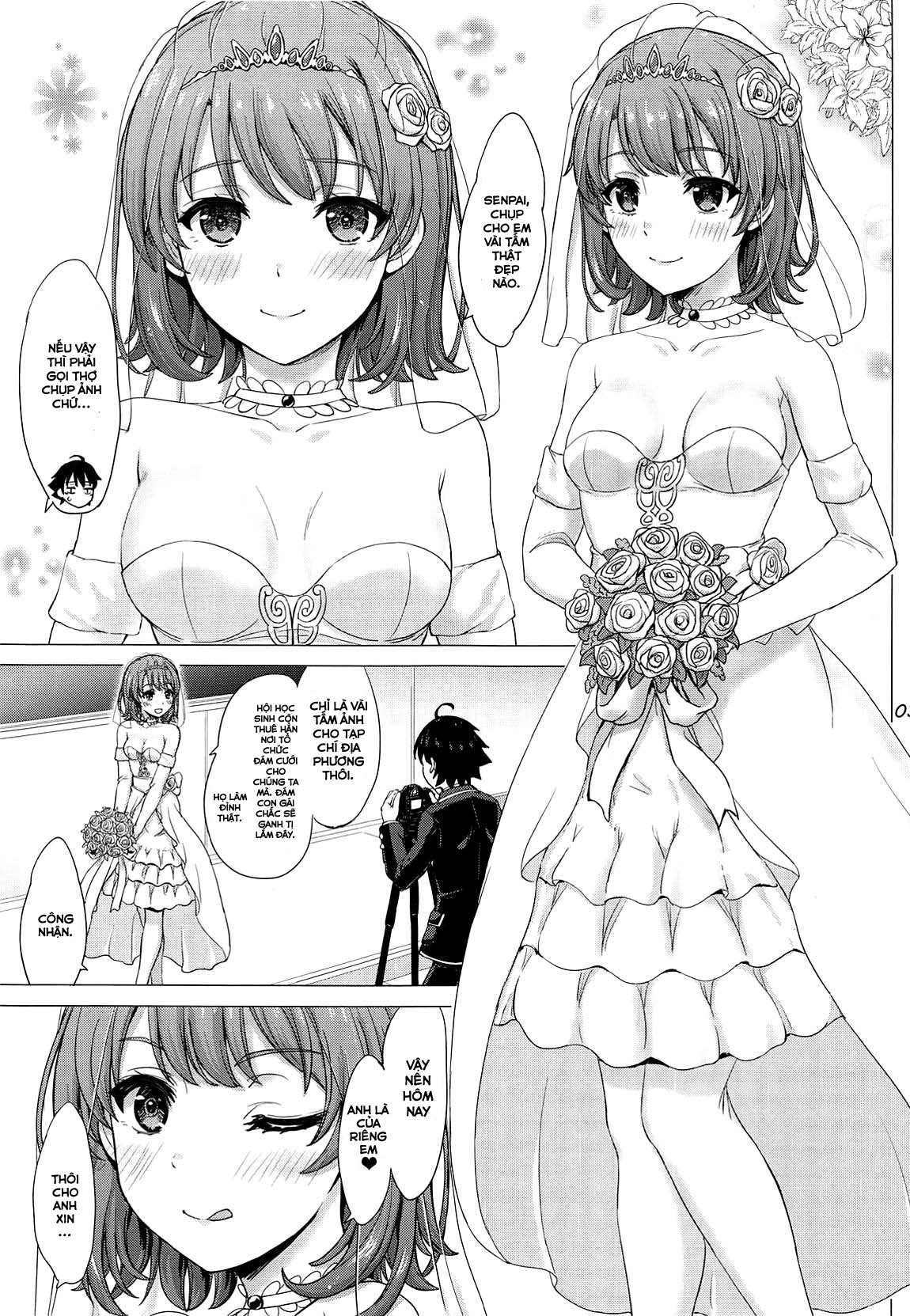 Đọc truyện hentai Làm Tình Với Iroha Trong Bộ Váy Cưới - Oneshot
