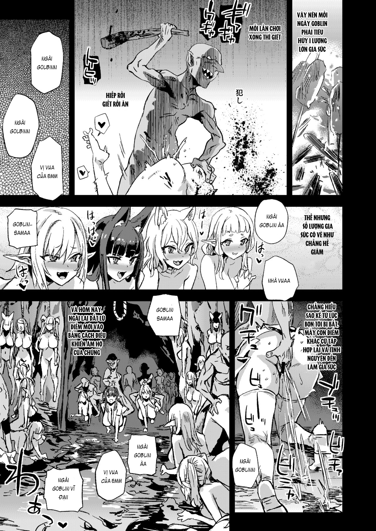 Đọc truyện hentai Nữ hoàng Succubus vs Yêu tinh nhỏ - Chap 2