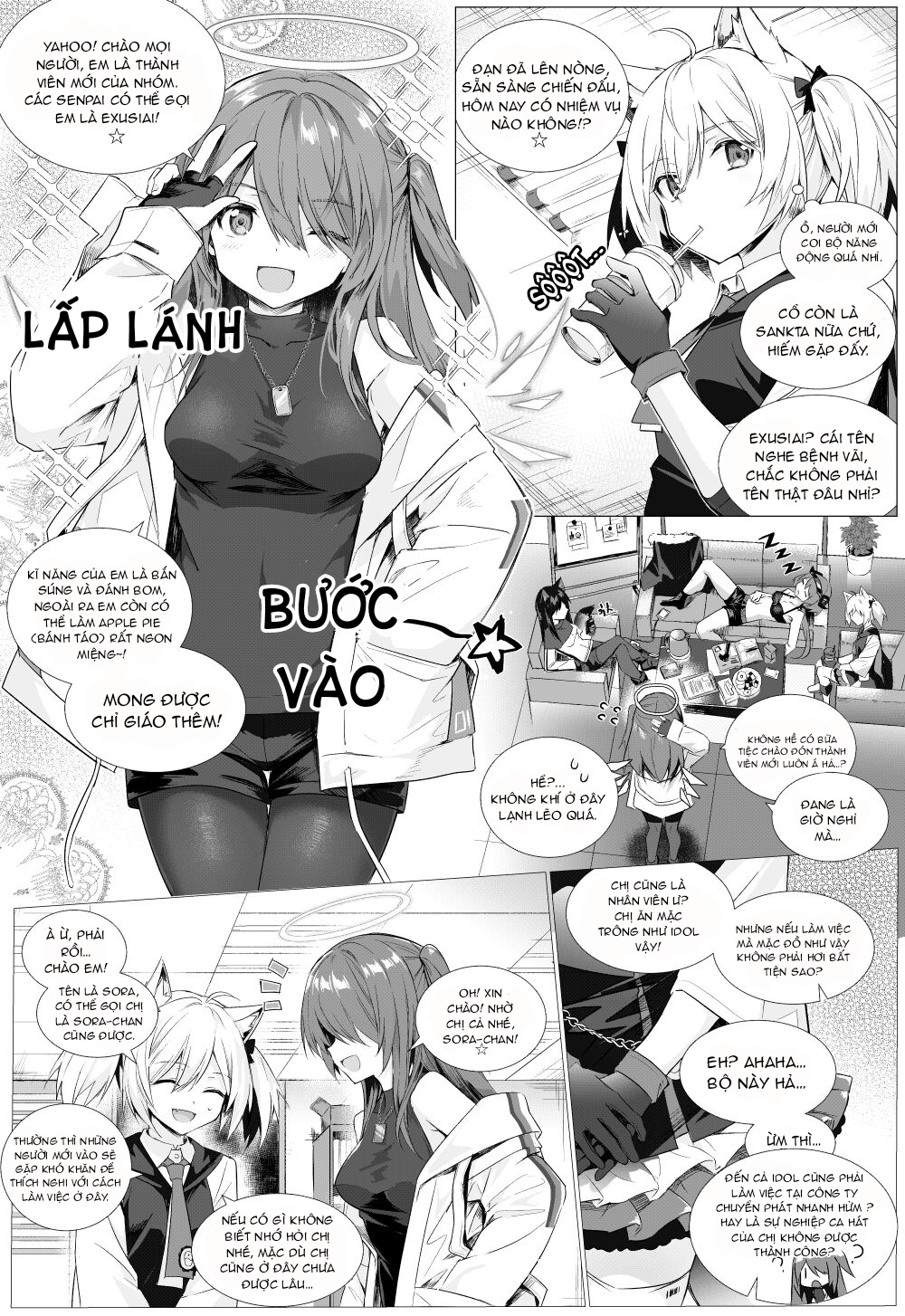 Đọc truyện hentai Futa Sora x Exusiai - Oneshot