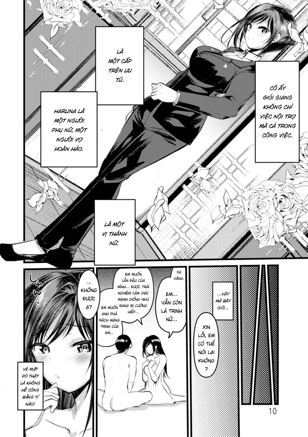 Đọc truyện hentai Nhật ký dâm đãng của cô vợ mới cưới - Voi 1- Trinh nữ.