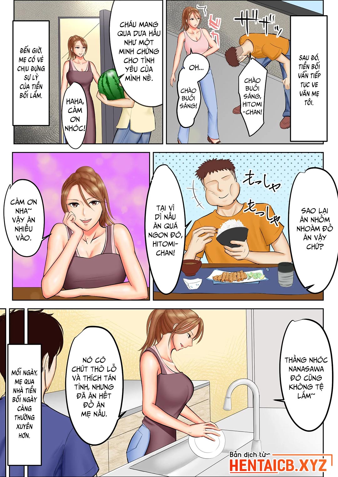 Đọc truyện hentai Người mẹ đơn thân hàng xóm - Oneshot
