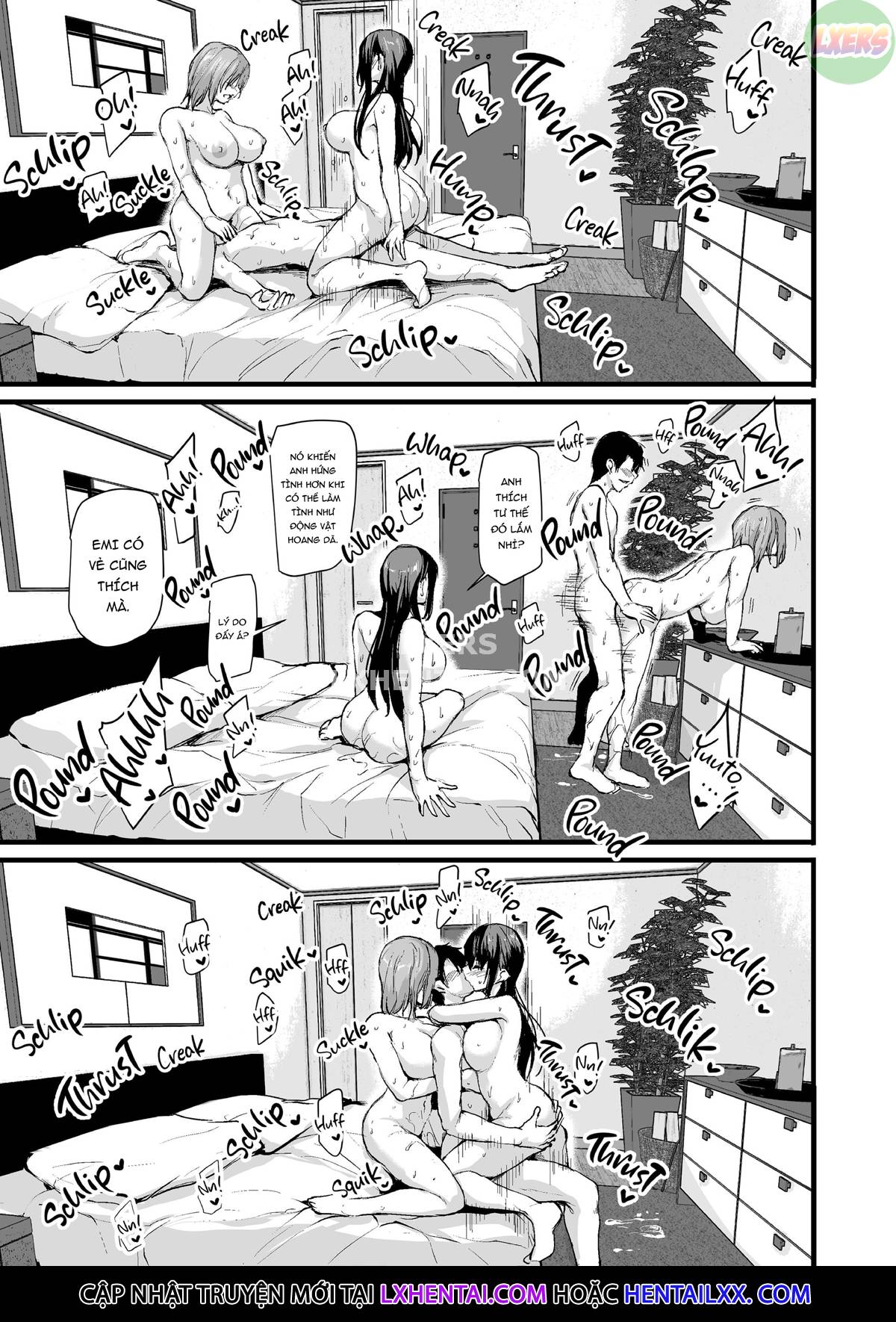Đọc truyện hentai Không lên đỉnh nổi nếu không có hai cặp vú khủng nên vợ tôi đã đưa bạn của cô ấy đến! - Chap 1