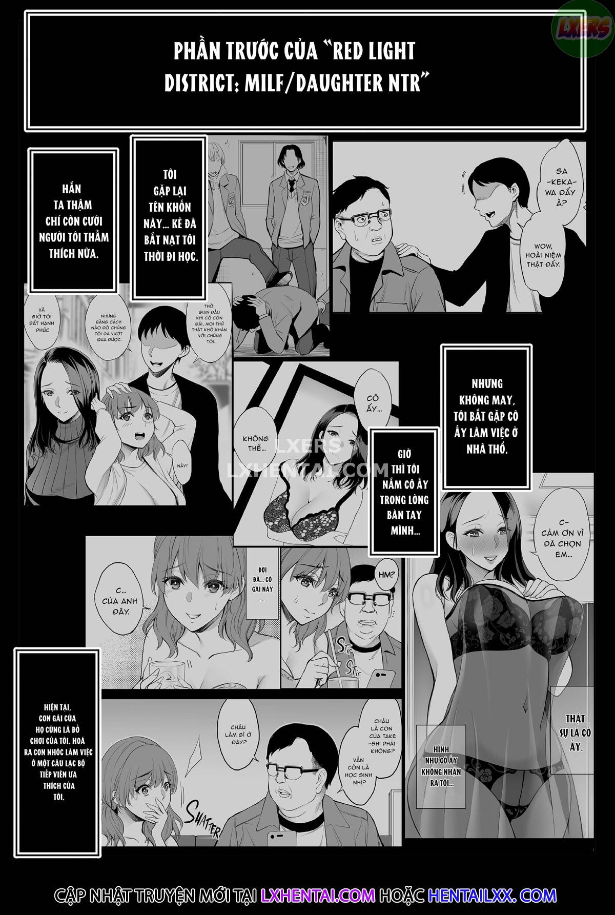 Đọc truyện hentai Red Light District: MILF/Daughter NTR - Chap 2 - Double the Fun