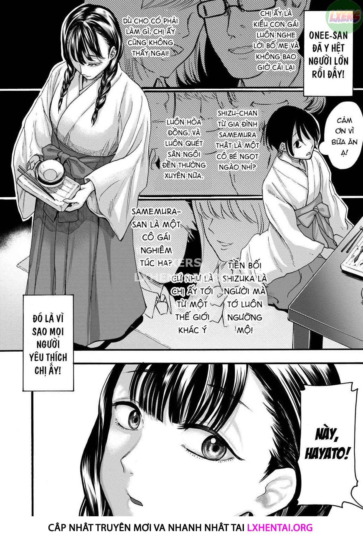 Đọc truyện hentai Cái lỗ thân mật của chị gái và anh trai Chap 4