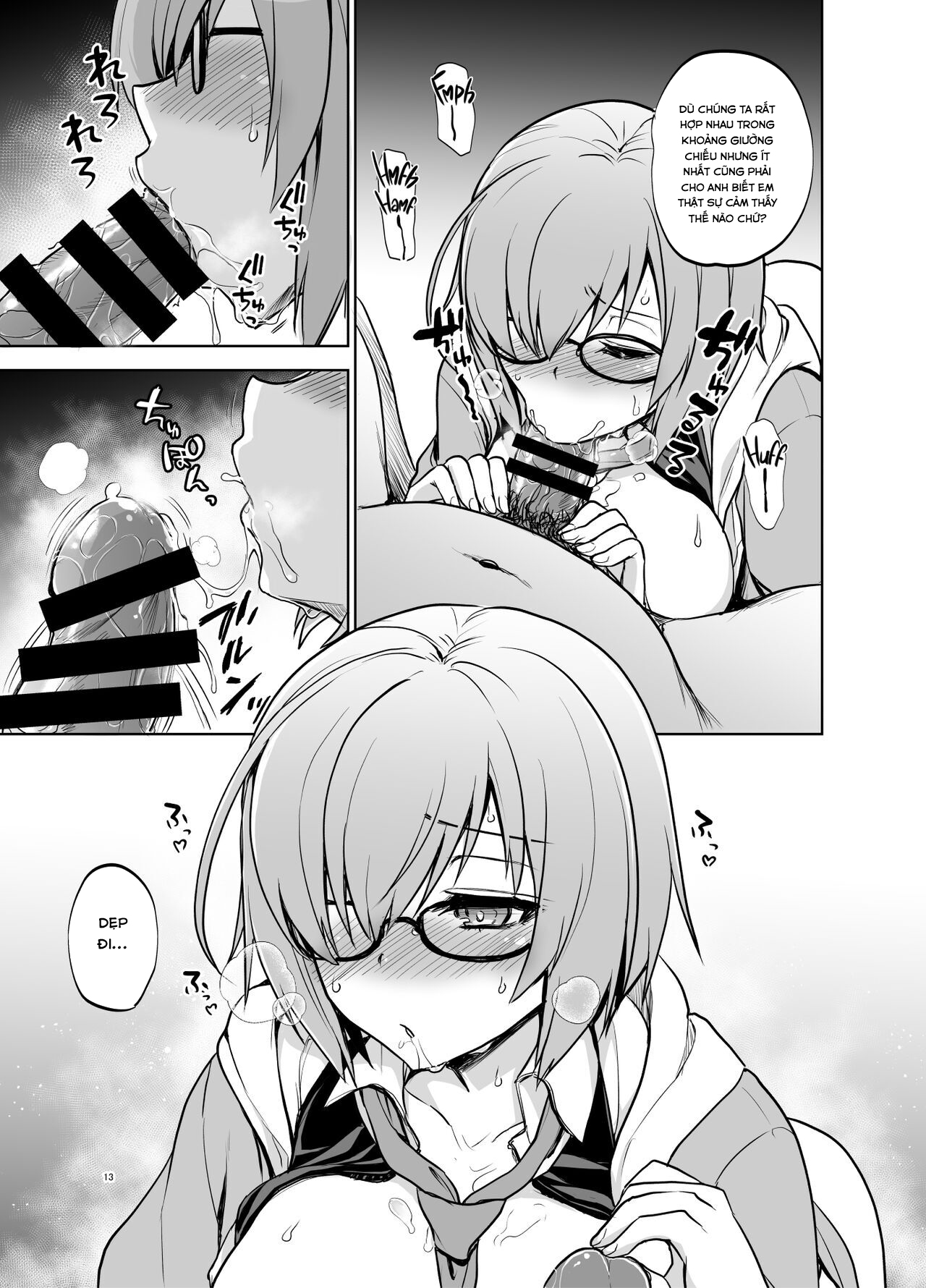Đọc truyện hentai Senpai ga Rayshift Chuu Dake Kankei o Sematte Kuru Seiyoku Ousei na Chaldea Shokuin Oji-san to Mash (Fate/Grand Order) - Oneshot