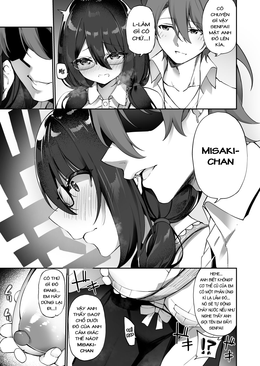 Đọc truyện hentai Boku No Koe O Kiku Dake De Hatsujou Shichau Yandere Kyonyuu Kouhai Ni Karada O Irekaerarete Shimatta! - Oneshot