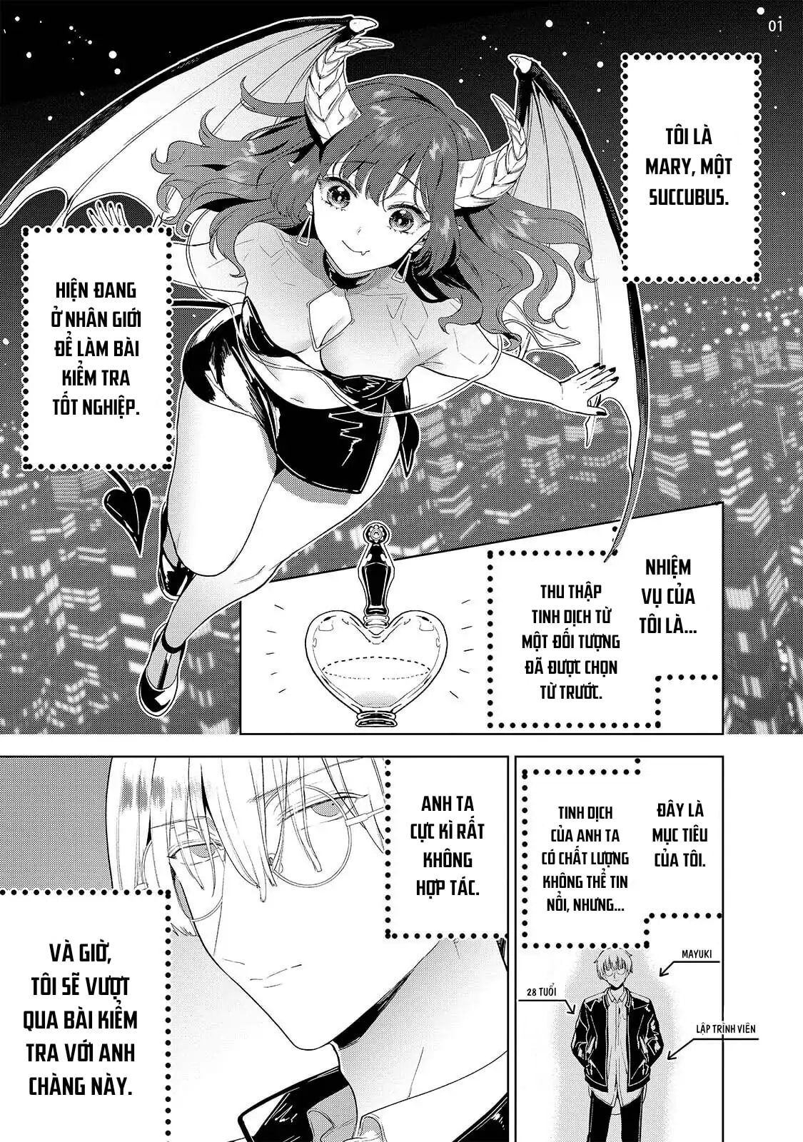 Đọc truyện hentai Nàng Succubus Đầy Tự Tin Nhưng Mục Tiêu Của Cô Ấy Lại Bất Lực - Chap 2