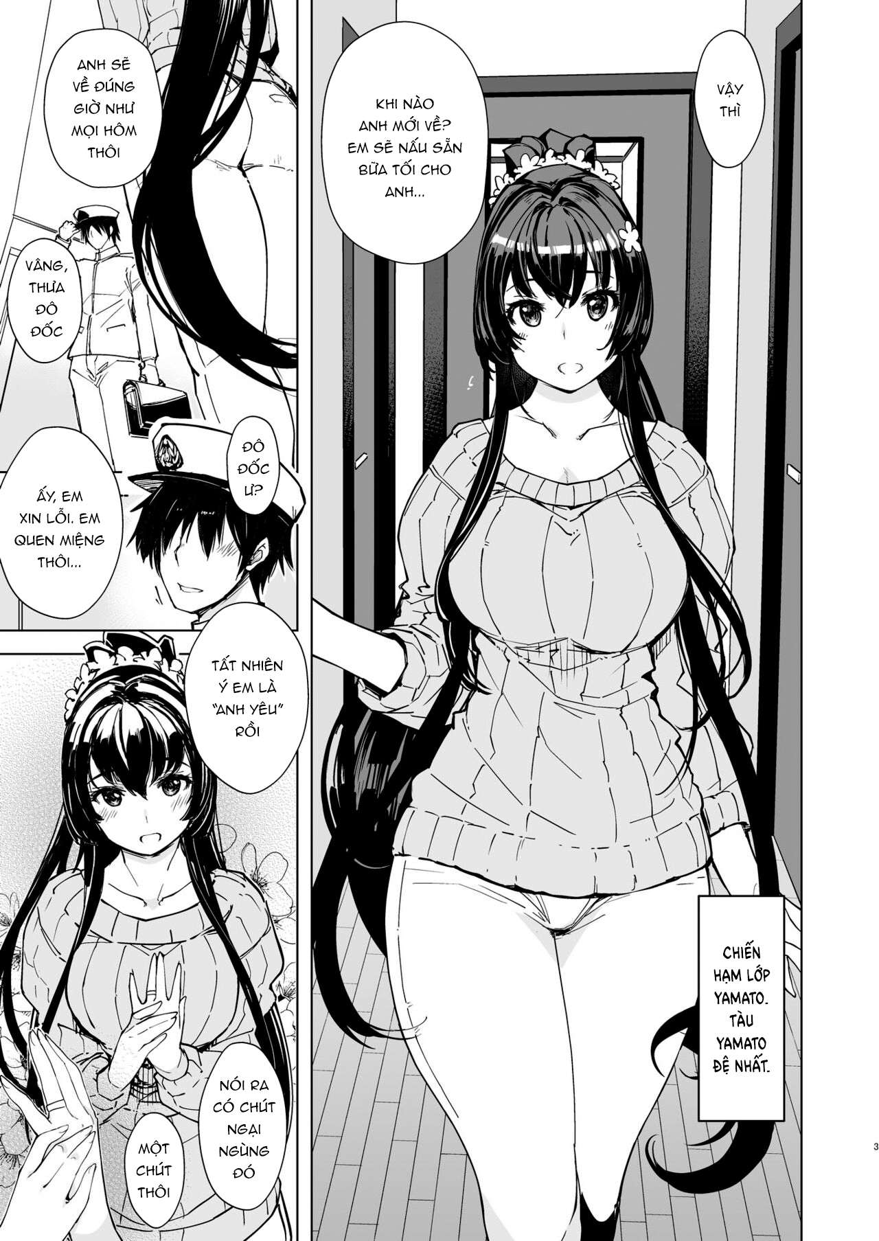 Đọc truyện hentai Hishokan Kashima No Houkokusho - 1shot