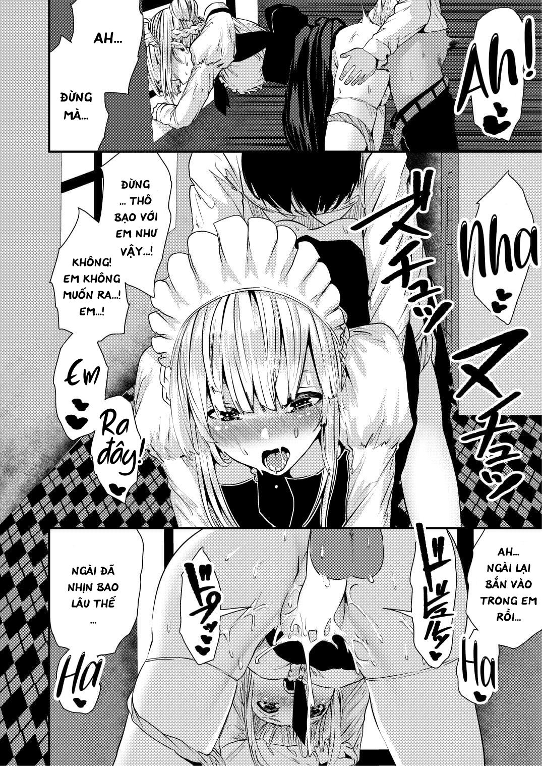 Đọc truyện hentai Thắm đượm tình yêu cùng cặp hầu gái. - Oneshot