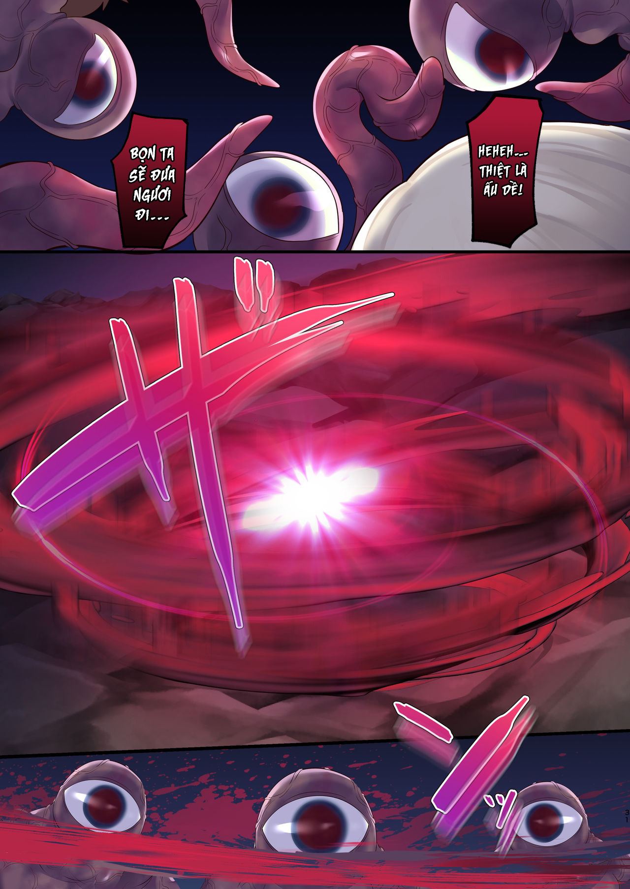 Đọc truyện hentai Noroi no Yubiwa de Game Over + Omake CG - Chap 1: mở giao tranh