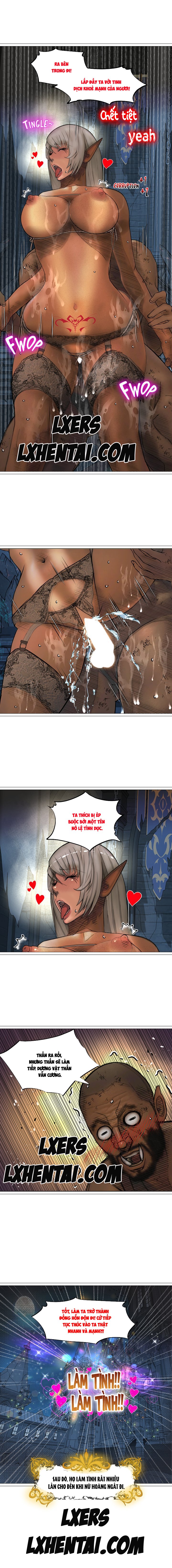 Đọc truyện hentai Nữ Hoàng Dark Elf Và Nô Lệ Orc - Chap 14
