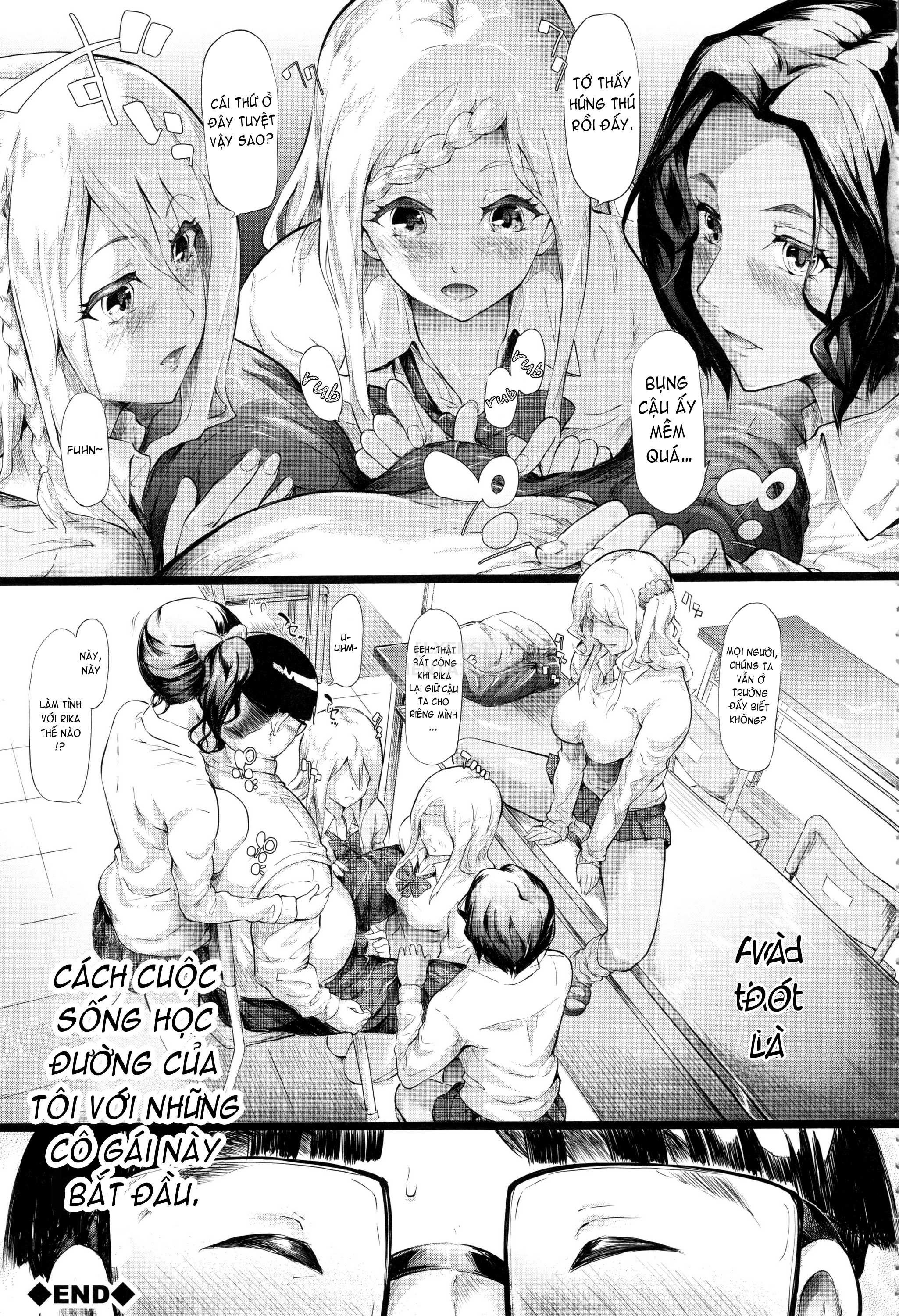 Đọc truyện hentai Gal Tomo Harem - Chap 1