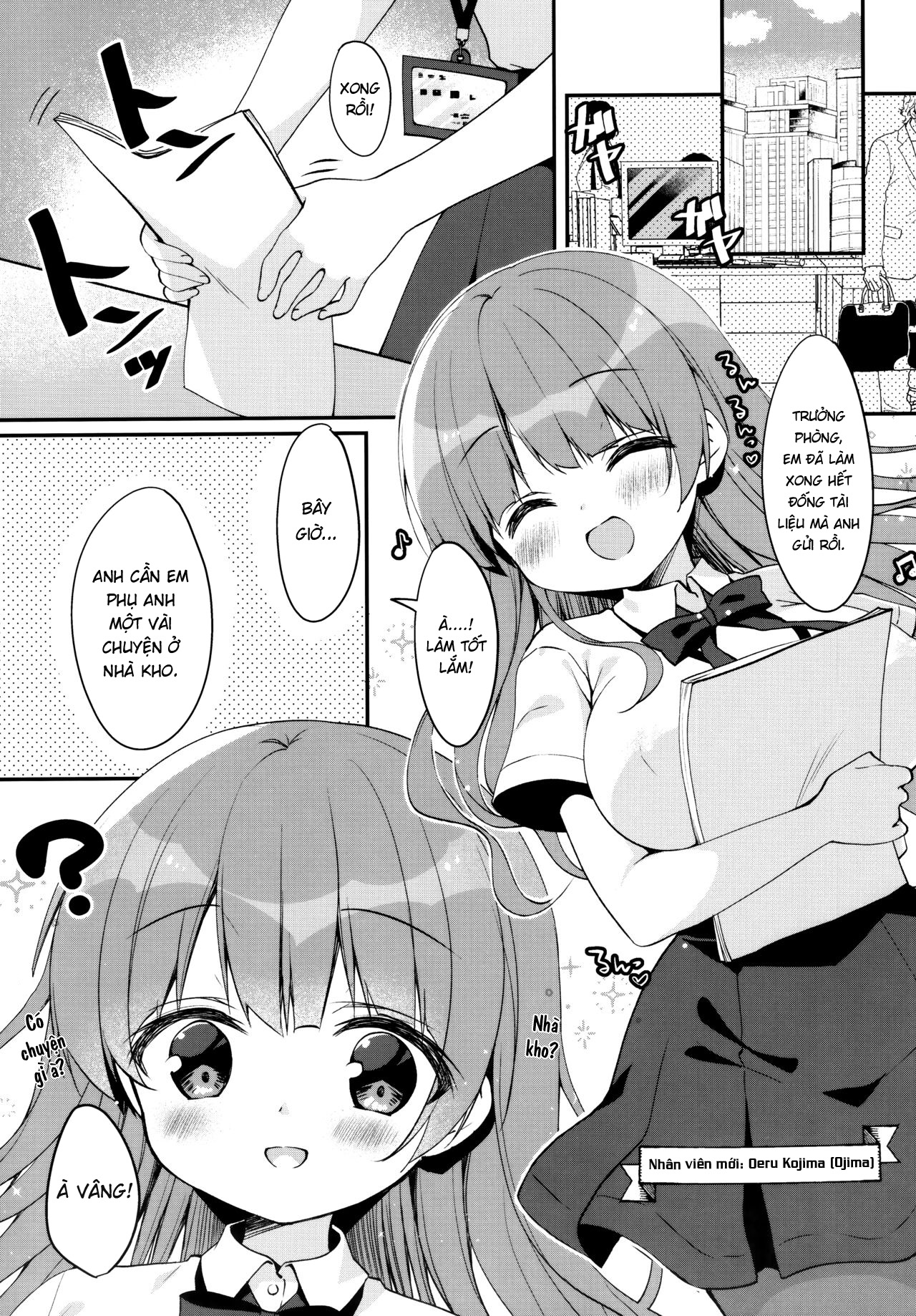 Đọc truyện hentai Ojima-chan no Zangyou - Oneshot