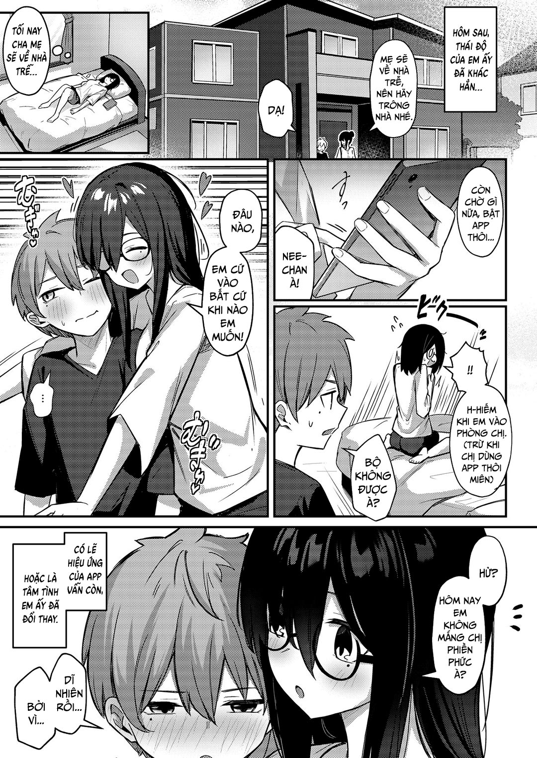 Đọc truyện hentai Chị gái ảm đạm thôi miên em trai - Oneshot