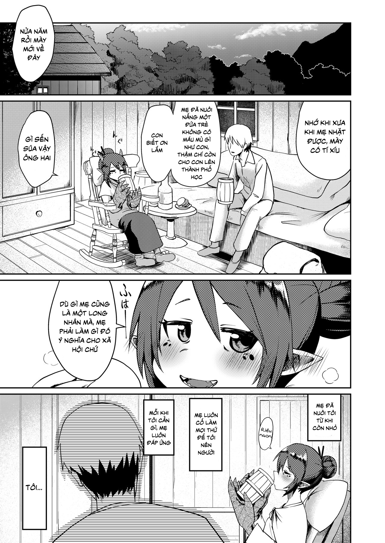 Đọc truyện hentai Tôi yêu bà mẹ rồng của tôi vl - Oneshot
