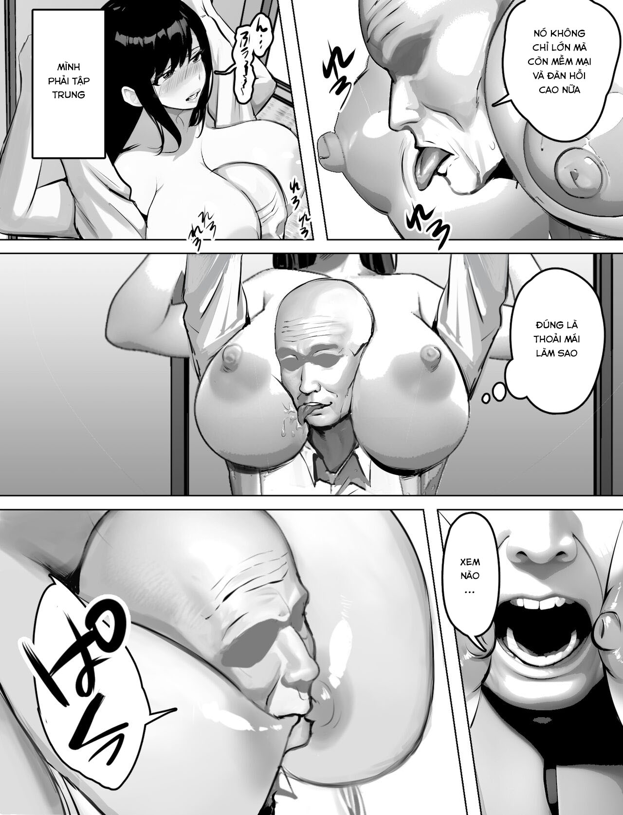 Đọc truyện hentai Bakunyuu Home Helper no Ecchi na Houmon Kaigo - Oneshot