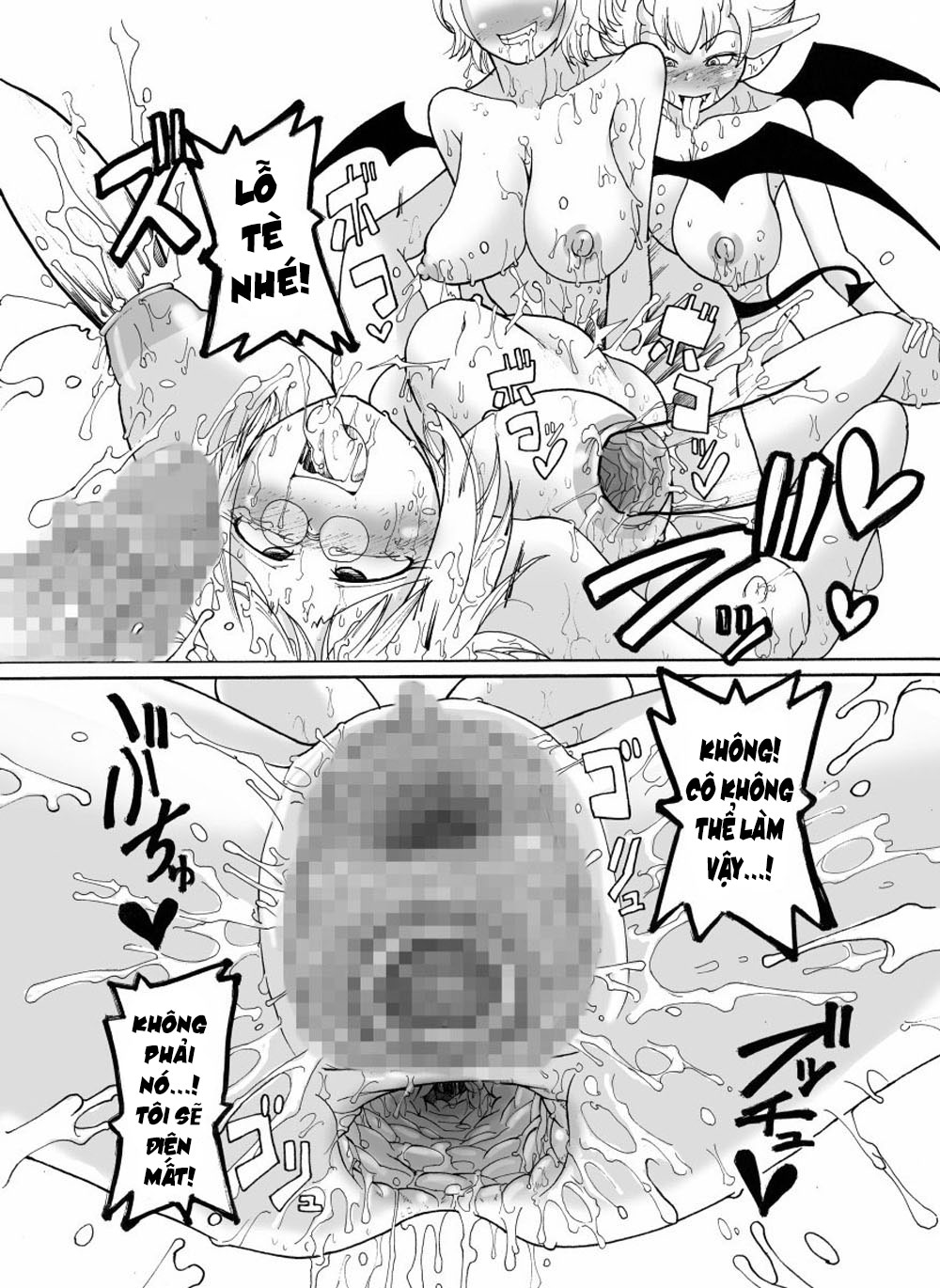 Đọc truyện hentai Kankin Tairankou!! Succubus no Kan - Oneshot