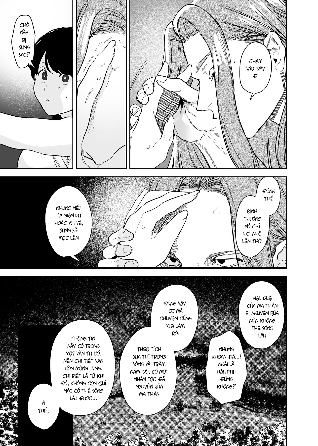 Đọc truyện hentai Hậu duệ ma thần và trinh nữ hiến thân - Chap 2