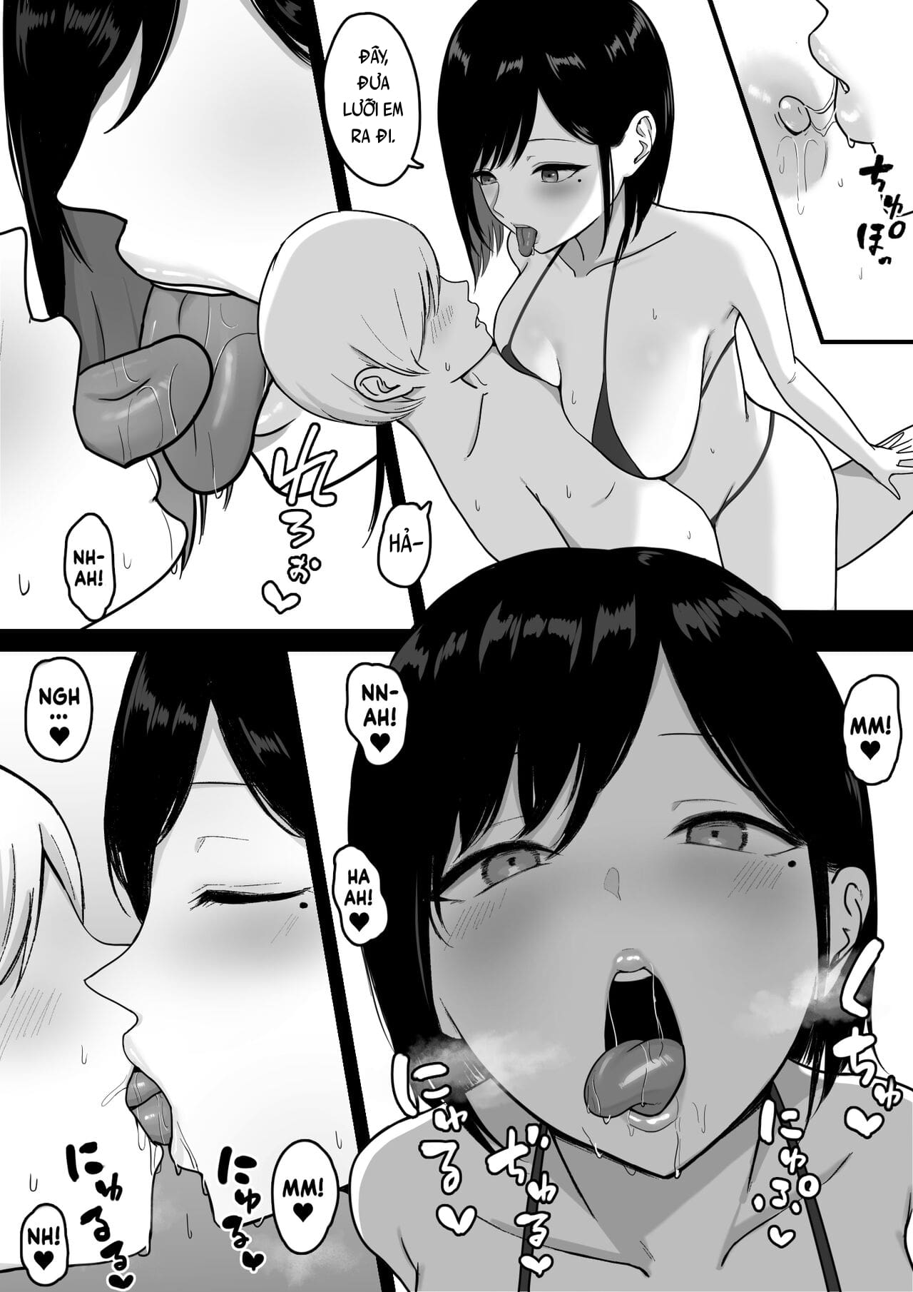 Đọc truyện hentai Vụng trộm chịch nhau với chị gái Gyaru đĩ điếm - Oneshot