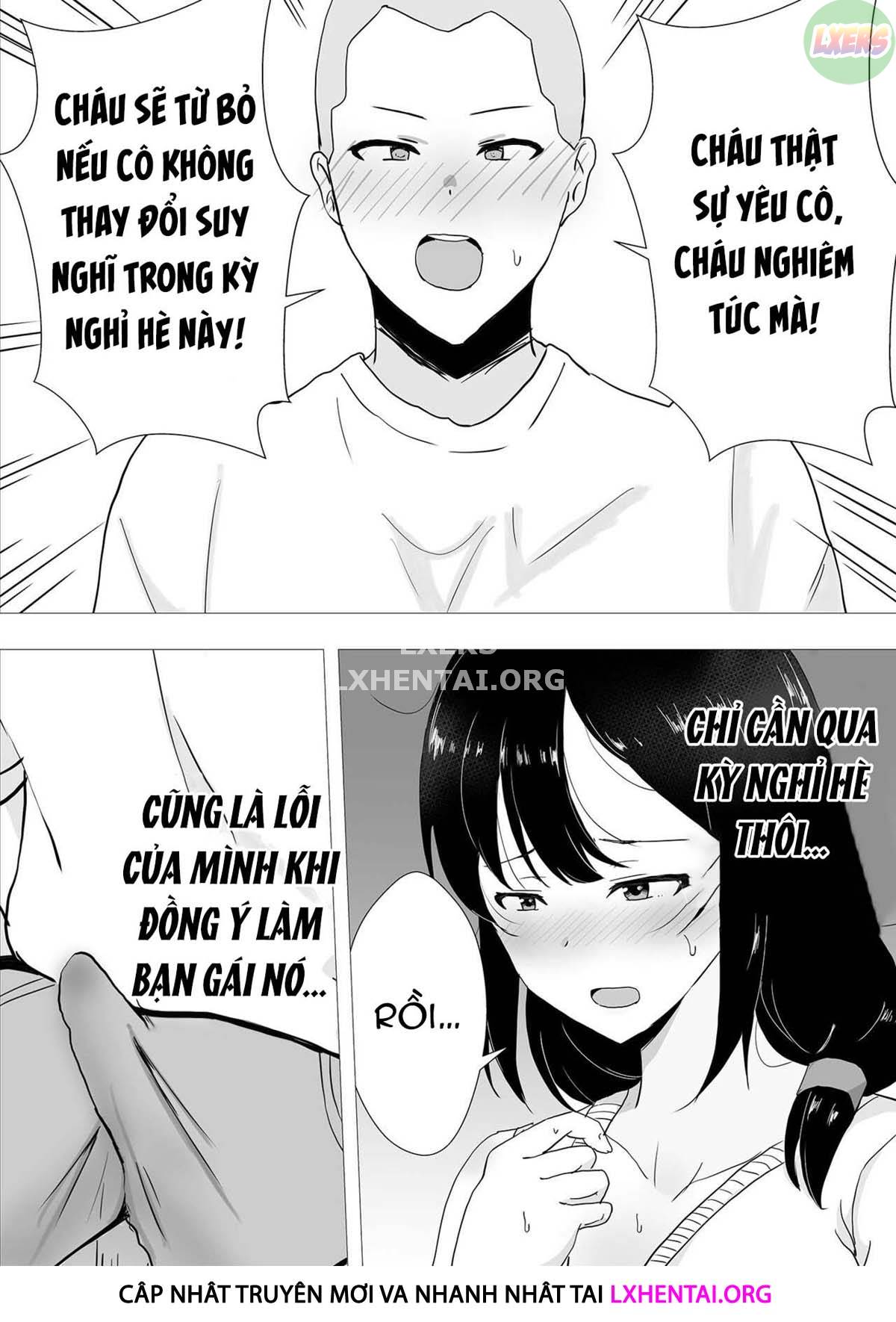 Đọc truyện hentai Người mẹ yêu quý của tôi, cô bạn gái ngốc nghếch của tôi - Chap 2