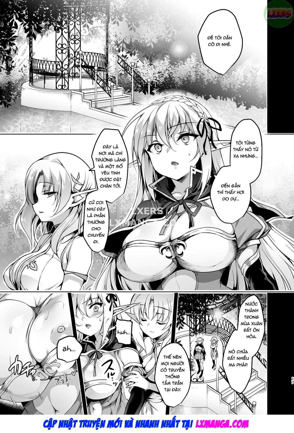 Đọc truyện hentai Elf ni Inmon o Tsukeru Hon Chap 3 LEVEL:3