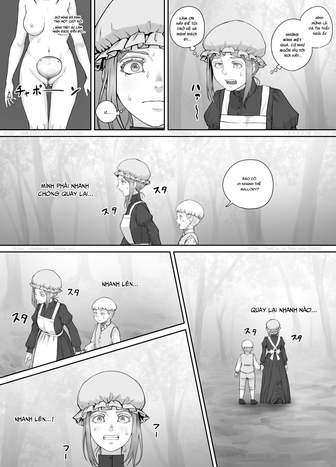 Đọc truyện hentai Manga hầu gái và tu sĩ - Oneshot.