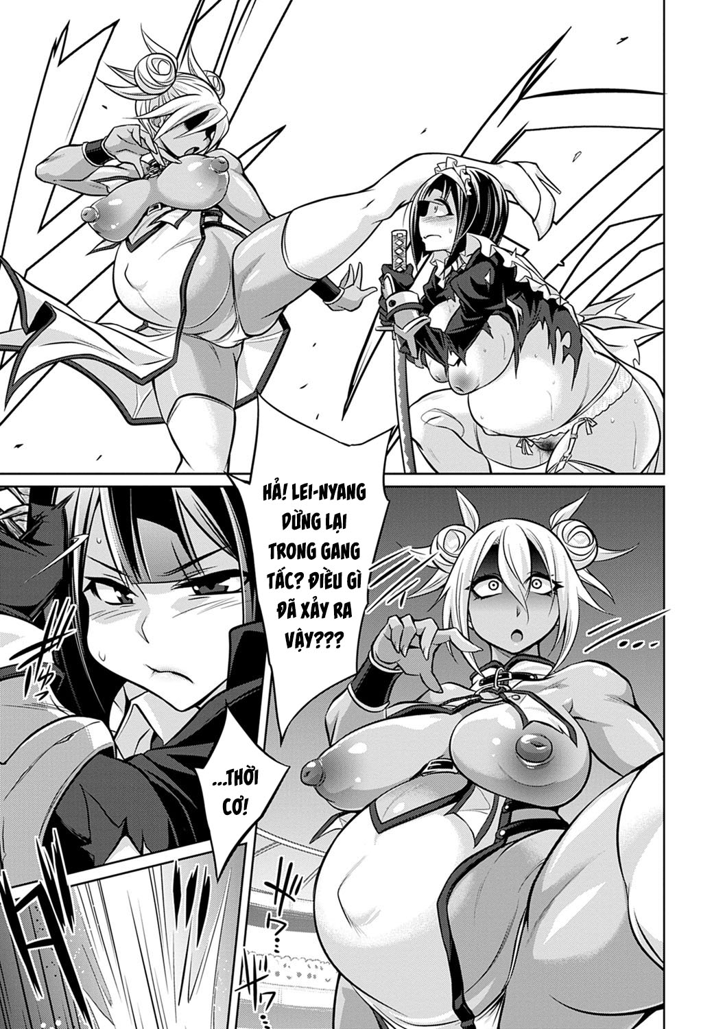 Đọc truyện hentai Nữ hoàng nô lệ Dash Ninja và Puniana gặp nhau và cuối cùng mang thai - Chap 2