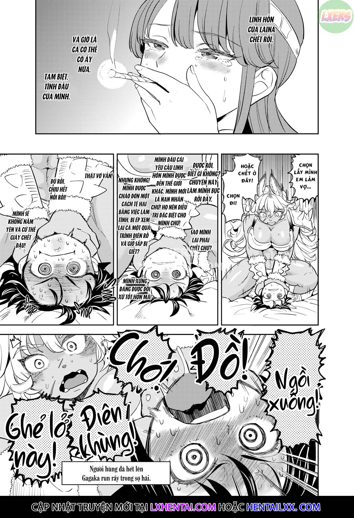 Đọc truyện hentai Tái sinh thành một nữ anh hùng có 5 người vợ quỷ - Chap 1