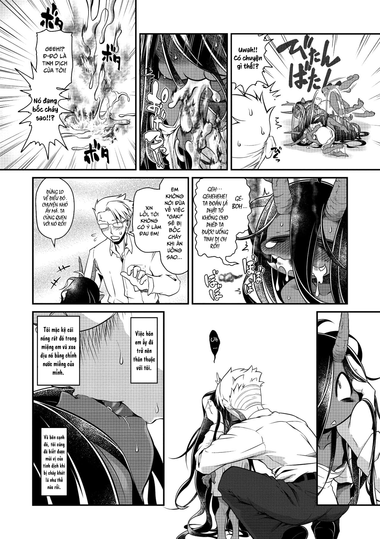 Đọc truyện hentai Một linh hồn đói bụng cứ đeo bám lấy tôi - Oneshot