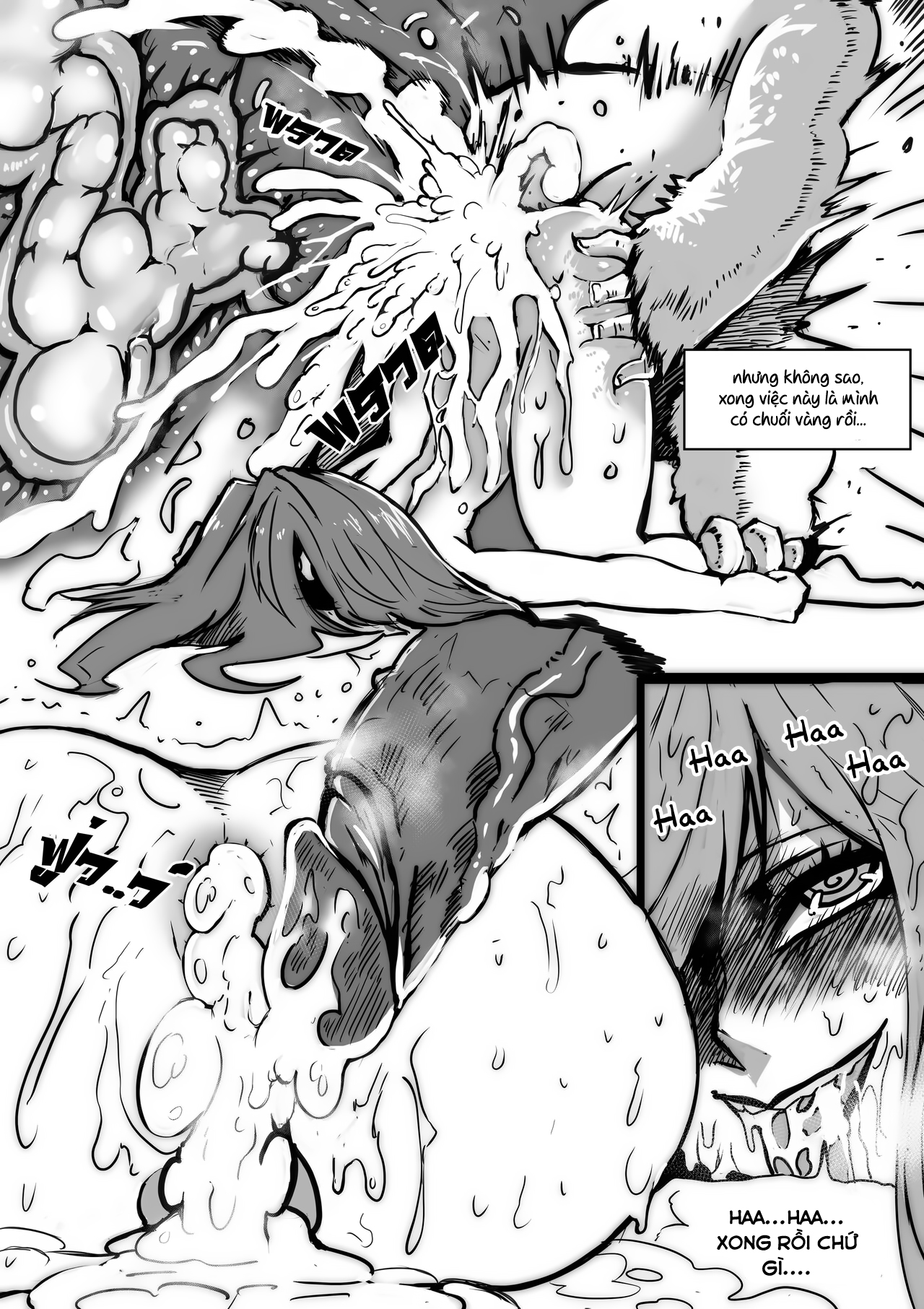 Đọc truyện hentai Phù thủy và quả chuối vàng! - Oneshot