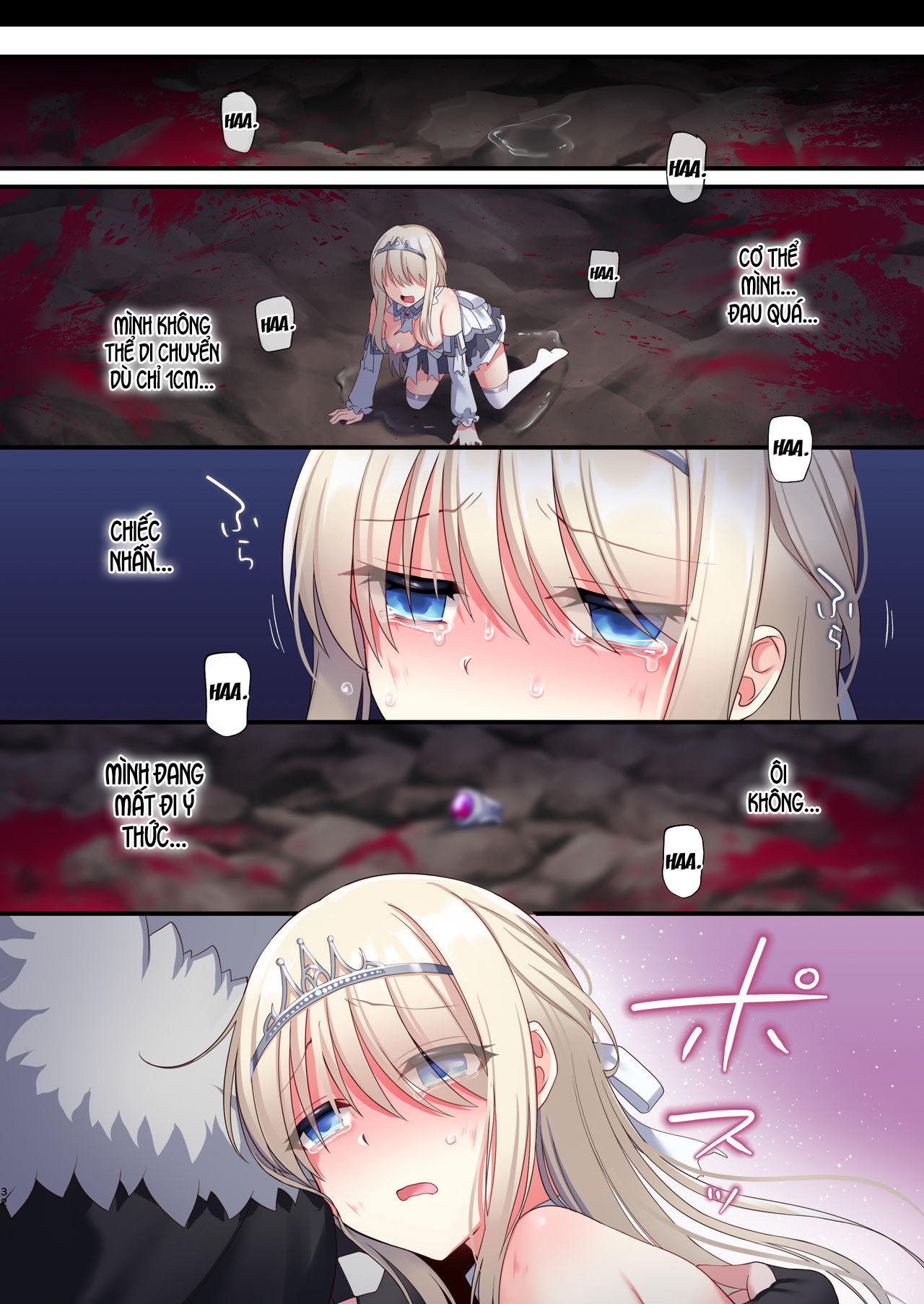 Đọc truyện hentai Noroi no Yubiwa de Game Over + Omake CG - Chap 1: mở giao tranh