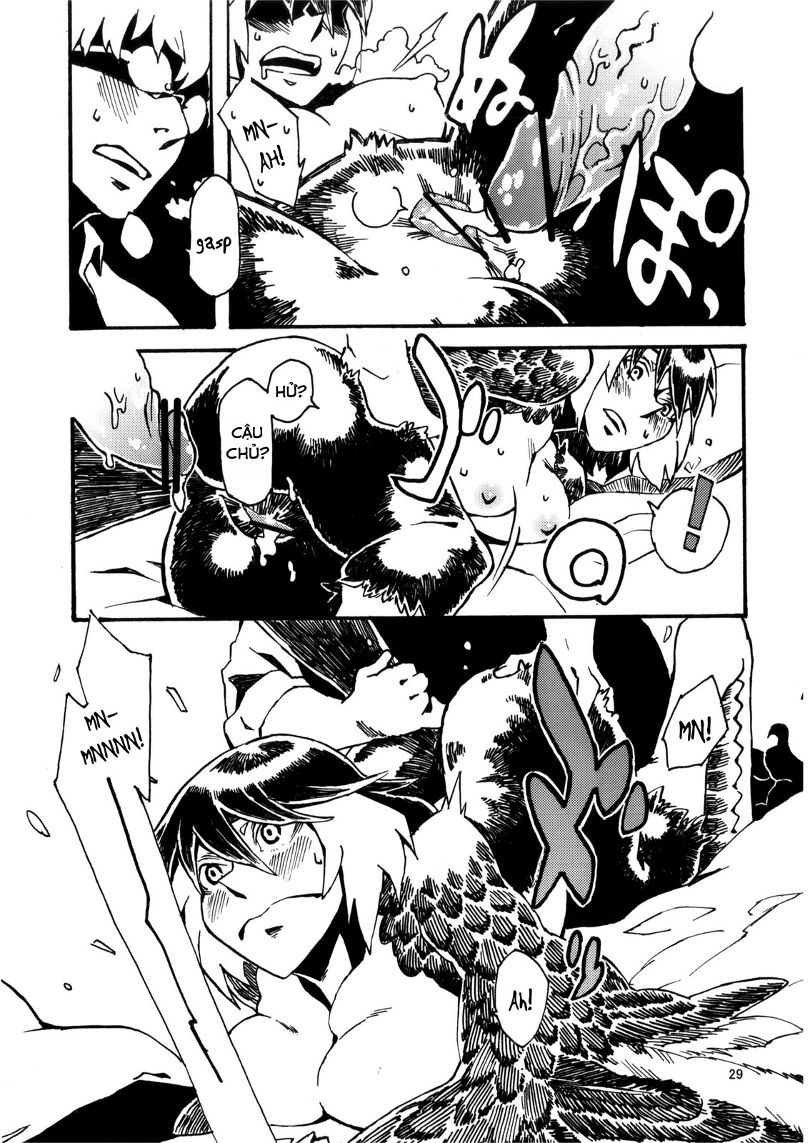 Đọc truyện hentai Kẻ làm điều ác phi nhân loại - Chap 6.0: Chim