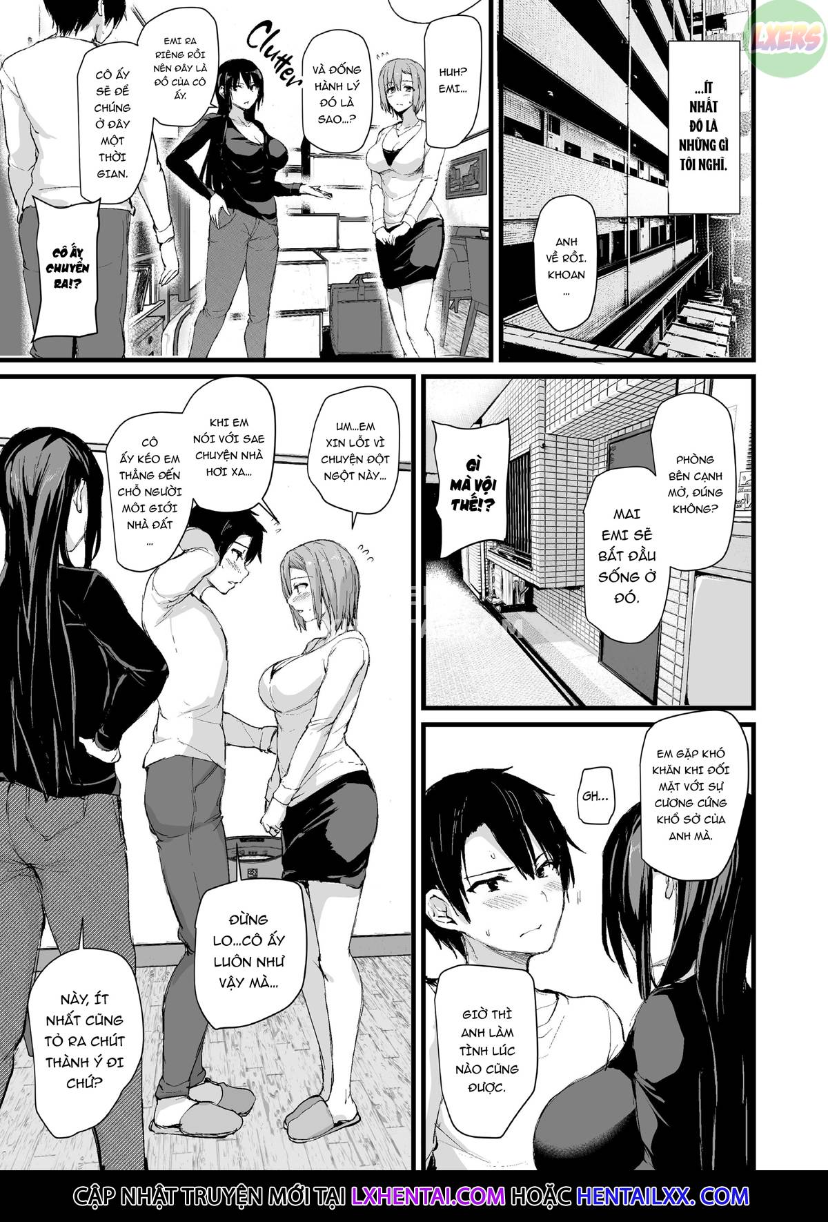 Đọc truyện hentai Không lên đỉnh nổi nếu không có hai cặp vú khủng nên vợ tôi đã đưa bạn của cô ấy đến! - Chap 1
