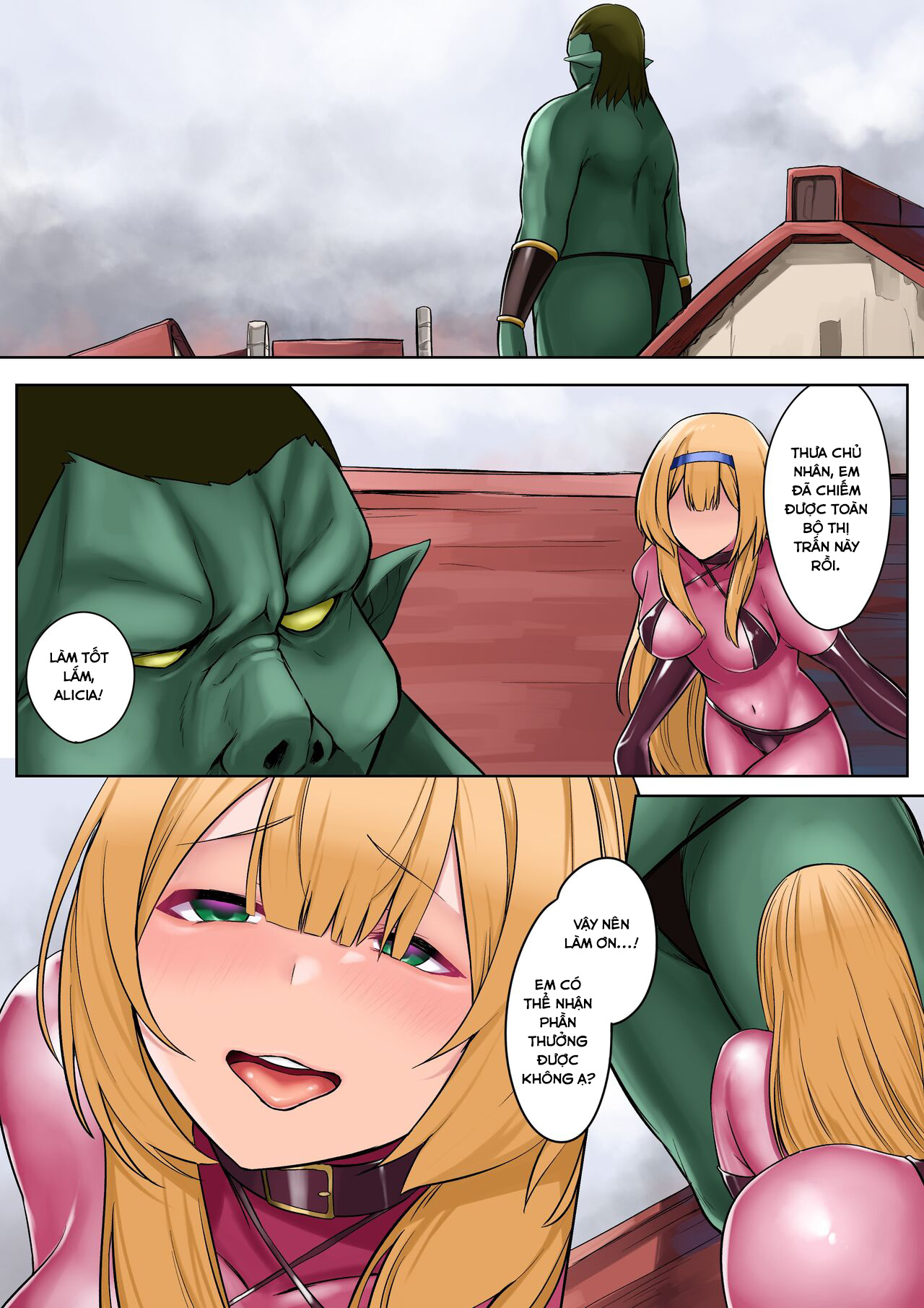 Đọc truyện hentai Himekishi Alicia no Junan -Orc-sama wa Himekishi o Tsukaima ni Shitai - Oneshot