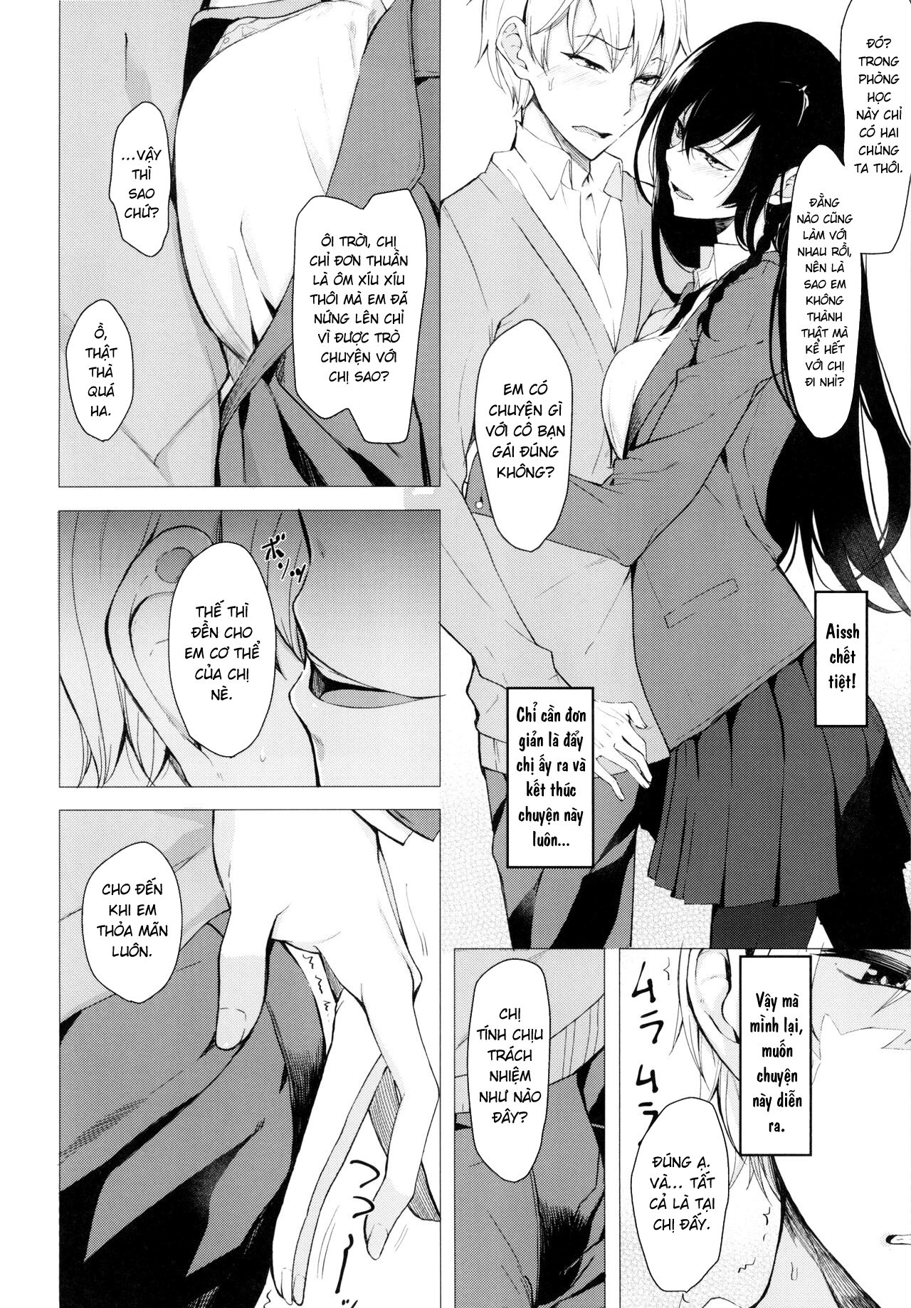 Đọc truyện hentai Cuốn truyện kể về việc tôi bị phục kích bởi một chị gái lạ mặt lớp trên - Chap 2