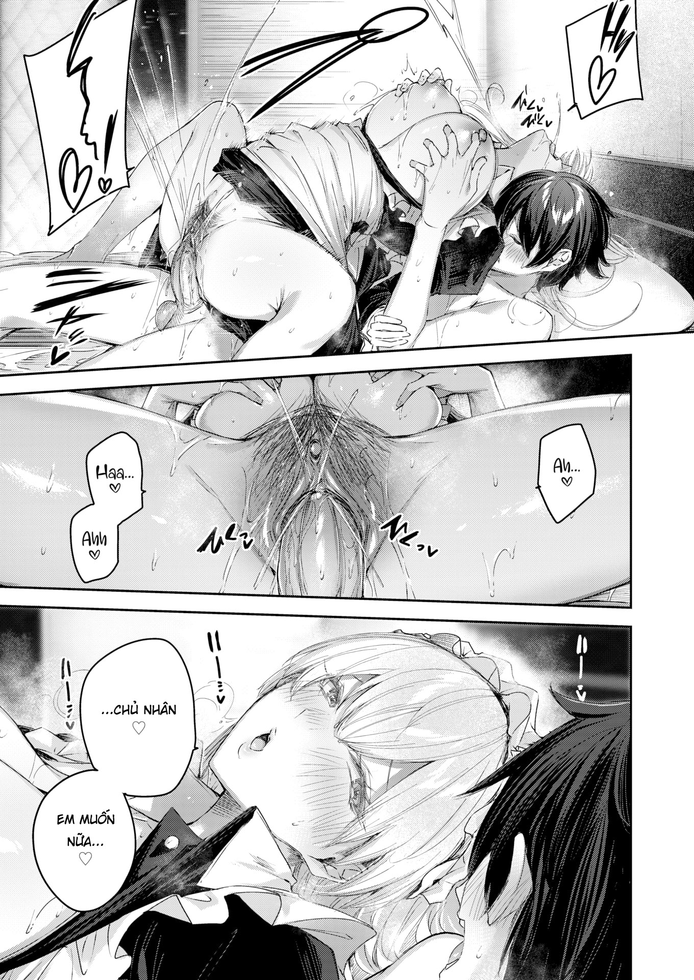 Đọc truyện hentai Dịch Vụ Nàng Hầu Thơ Ngây - Oneshot