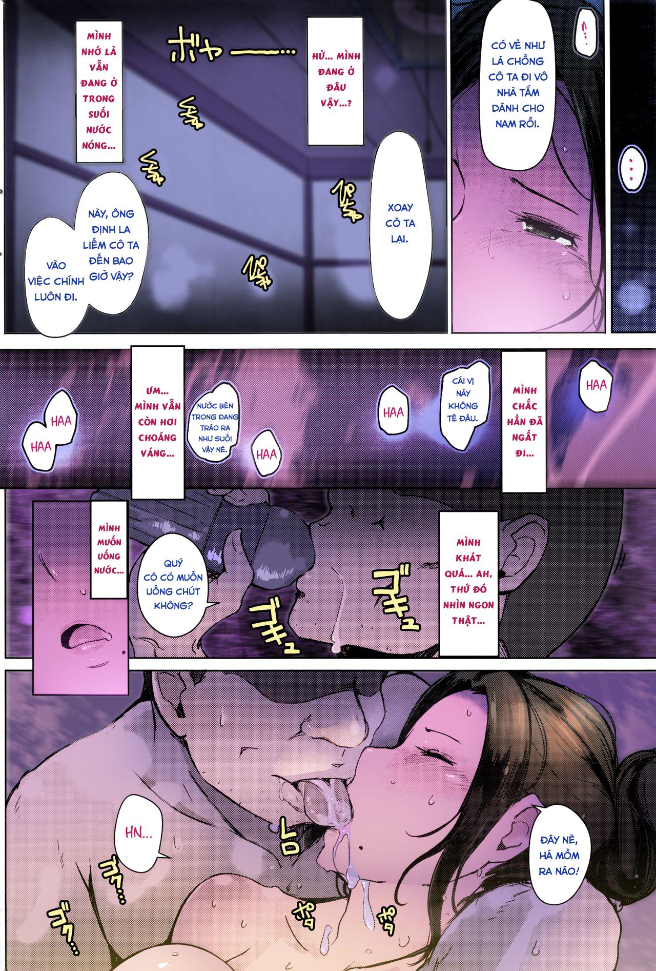 Đọc truyện hentai Bí mật của người vợ tại suối nước nóng - Oneshot