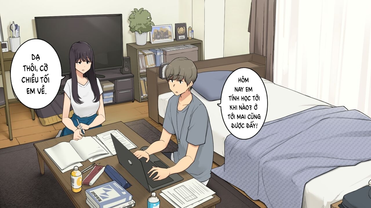 Đọc truyện hentai Học Nhóm Cùng Senpai - Oneshot