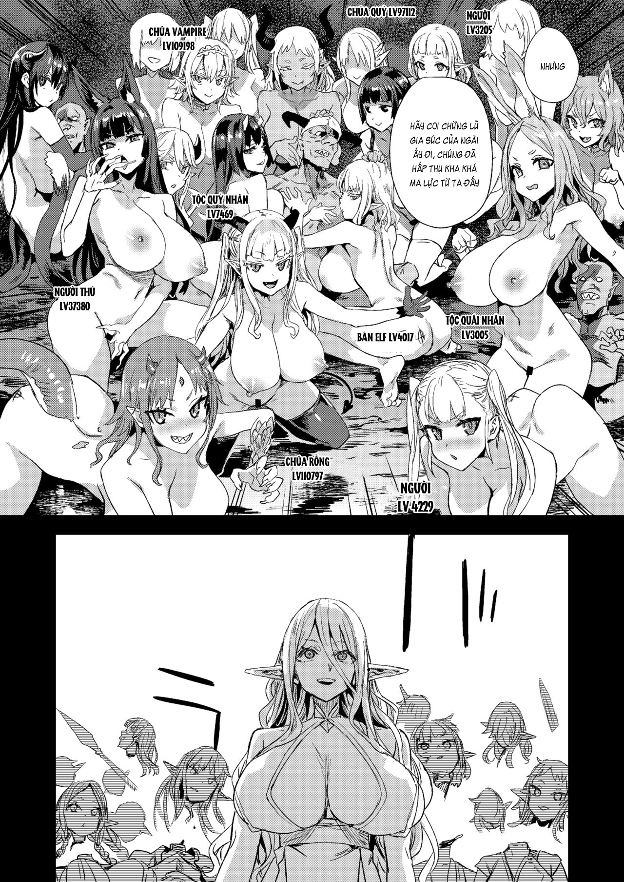 Đọc truyện hentai Nữ hoàng Succubus vs Yêu tinh nhỏ - Chap 2