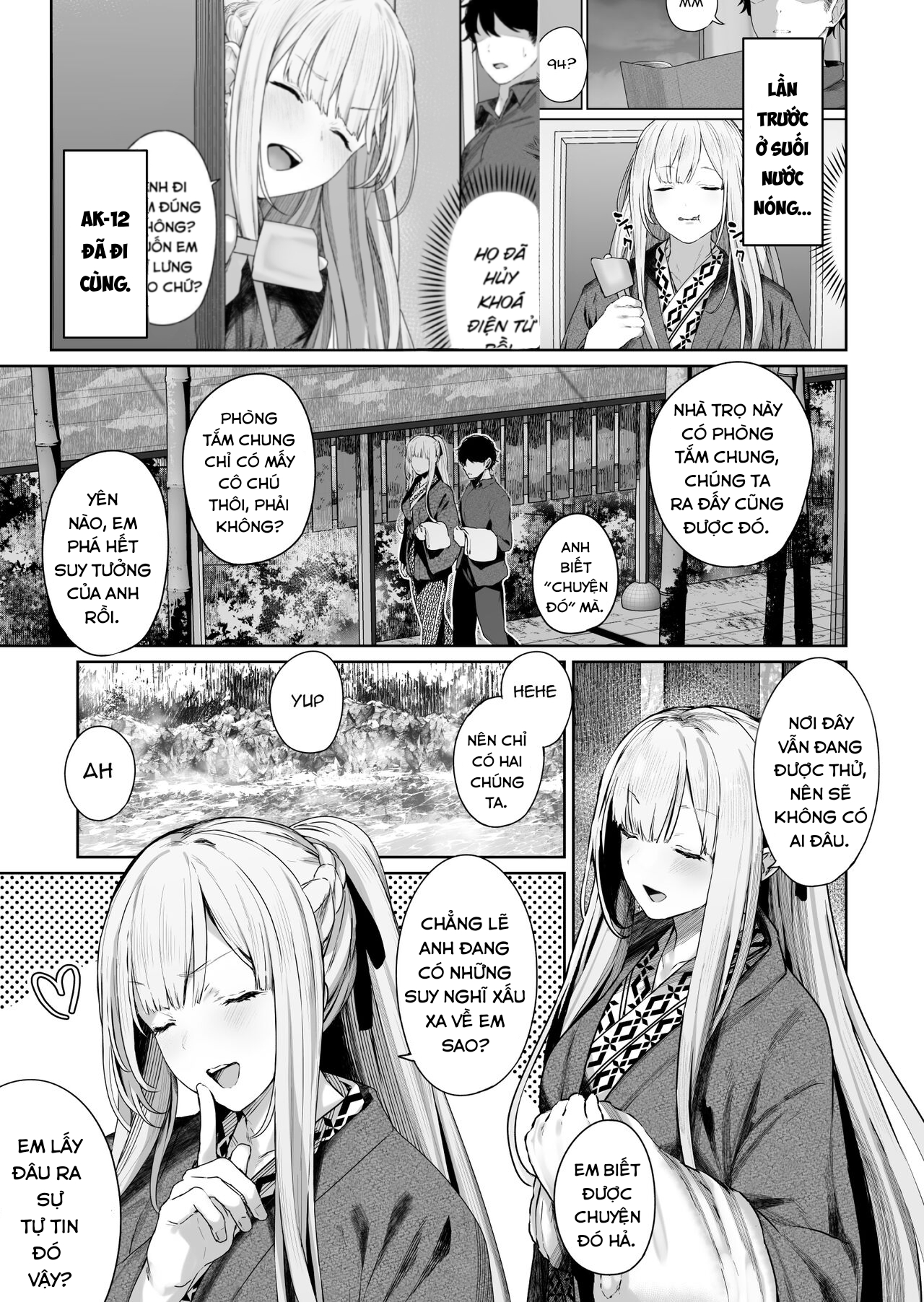 Đọc truyện hentai Suối nước nóng với Ak-12. - Oneshot