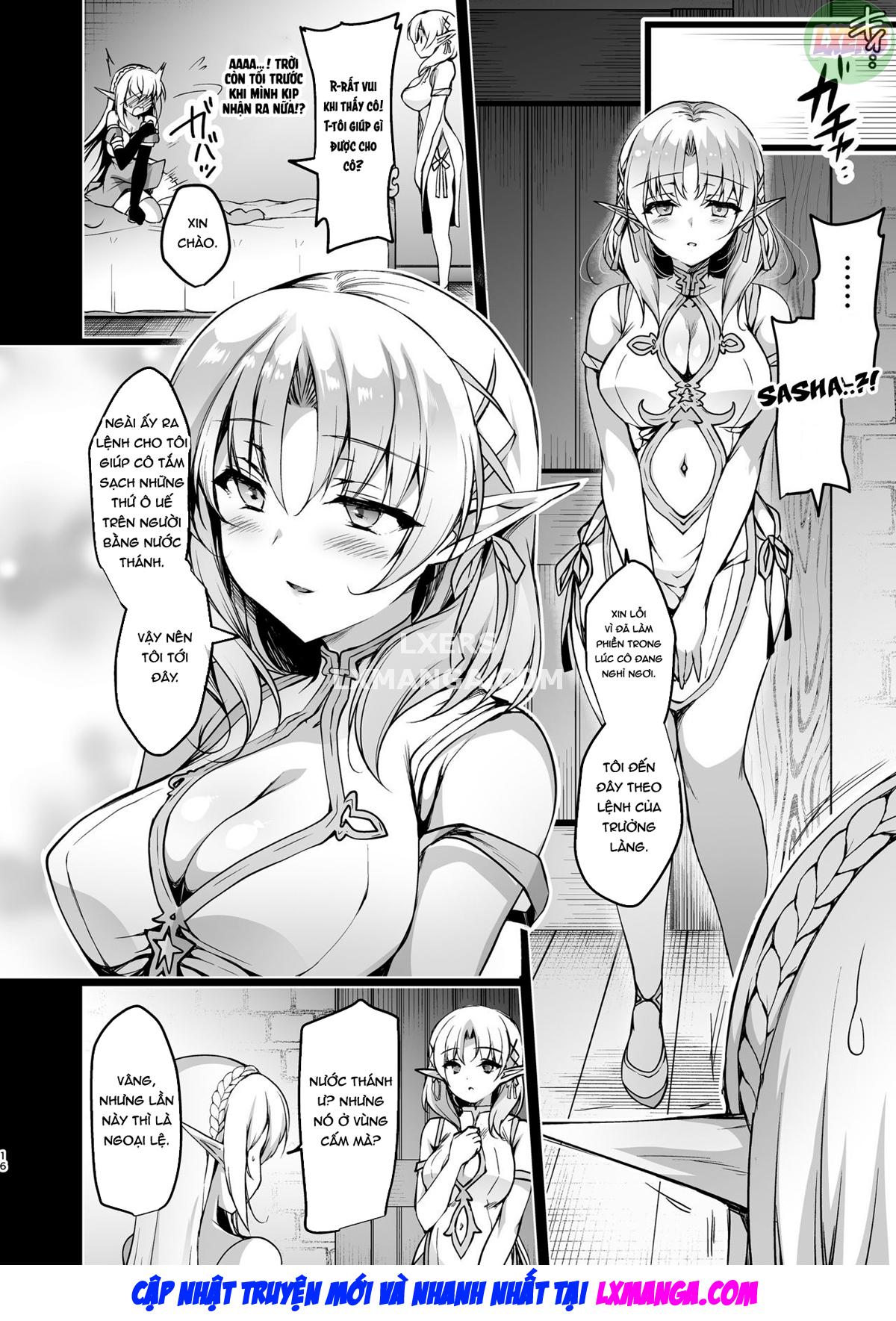 Đọc truyện hentai Elf ni Inmon o Tsukeru Hon Chap 3 LEVEL:3