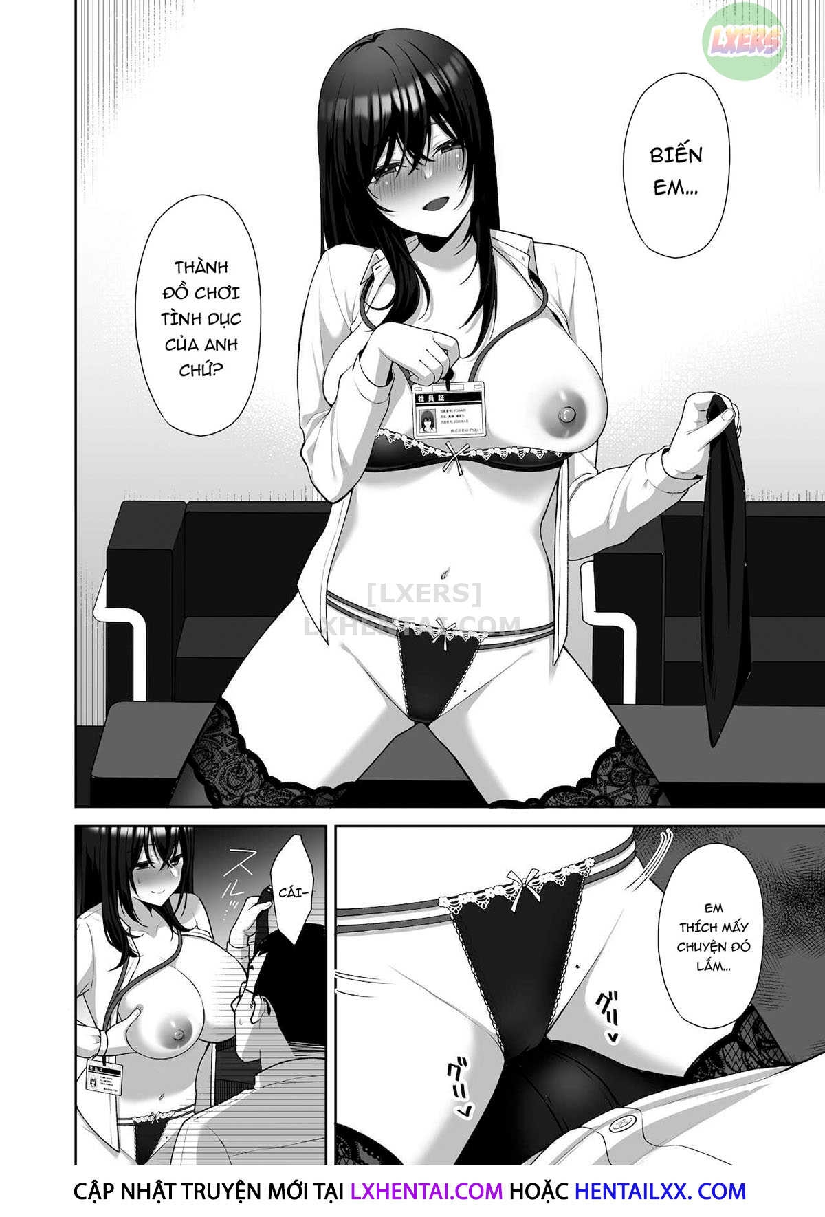 Đọc truyện hentai An Office Lady's Behind The Scenes Masochistic Onahole Training Chap 1