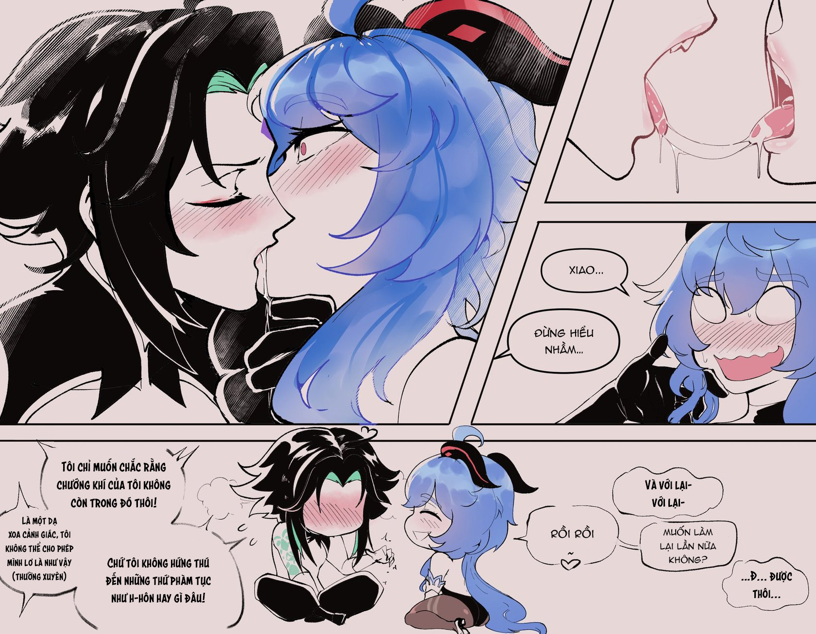 Đọc truyện hentai Xiao x Dê Dừa - Oneshot