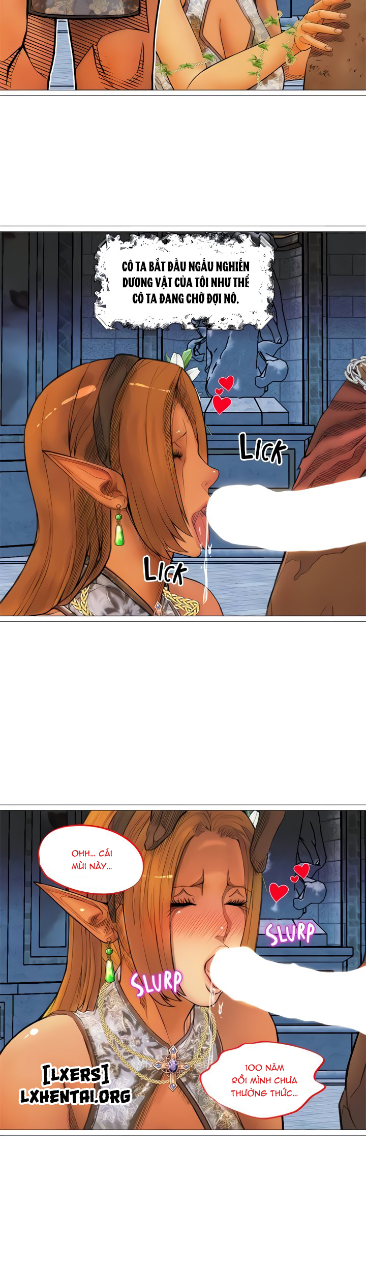 Đọc truyện hentai Nữ Hoàng Dark Elf Và Nô Lệ Orc - Chap 30