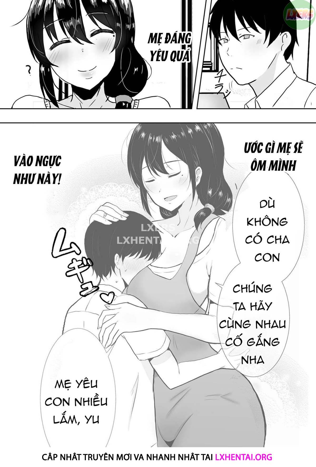 Đọc truyện hentai Người mẹ yêu quý của tôi, cô bạn gái ngốc nghếch của tôi - Chap 2
