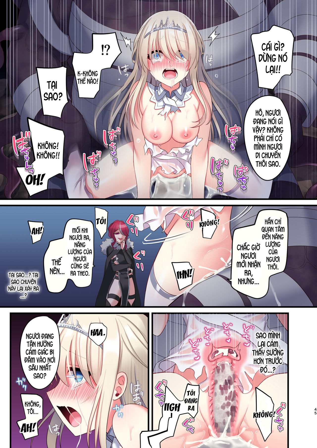Đọc truyện hentai Noroi no Yubiwa de Game Over + Omake CG - Chap 2: sếch tàn bạo